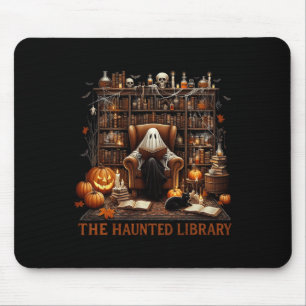 Buchhandlung Halloween Vintage Gruselige Buchliebh Mousepad
