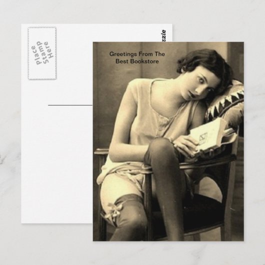 Buchhandlung Postcard Wheeling wv. Postkarte (Vorne/Hinten)