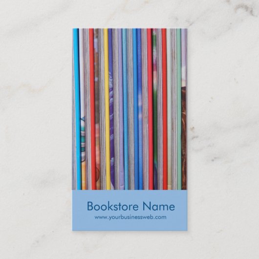 Buchhandlung Visitenkarte (Vorderseite)