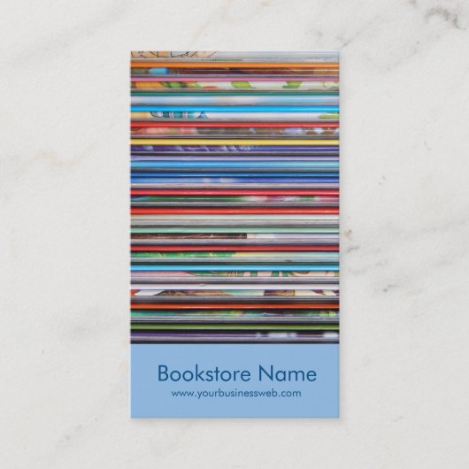 Buchhandlung Visitenkarte (Vorderseite)