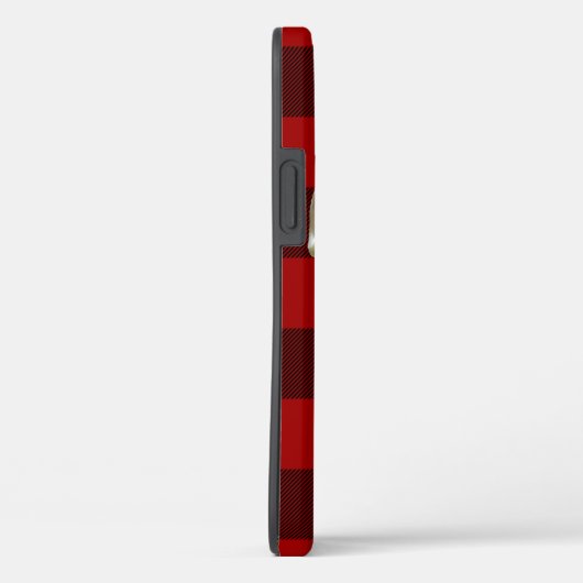 Buchhirsche auf Büffel kariert Case-Mate iPhone Hülle (Rückseite / Rechts)