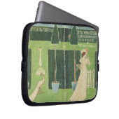 Buchhülleentwurf für 'eine Blumenphantasie in Laptopschutzhülle (Vorne Rechts)