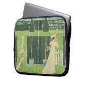 Buchhülleentwurf für 'eine Blumenphantasie in Laptopschutzhülle (Vorderseite Links)