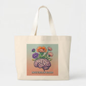 Buchidee in Bloom Writer's Tasche (Vorne)