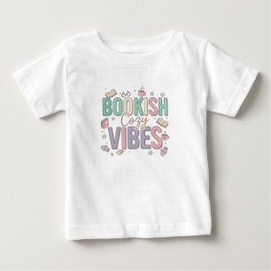 Buchige gemütliche Atmosphäre Pastell-Kunst Baby T-shirt