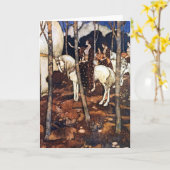 Buchillustration-Karte Edmund Dulac Karte (Gelbe Blume)