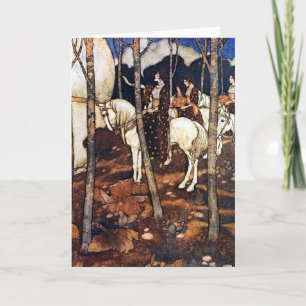 Buchillustration-Karte Edmund Dulac Karte