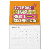 Buchillustrierter Kalender (Feb 2027)