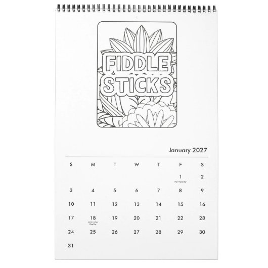 Buchkalender für inspirierende Redewendungen Kalender (Jan 2027)