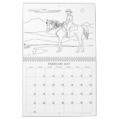 Buchkalender für Pferde 2024 Kalender (Feb 2027)