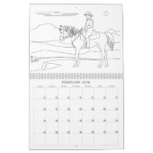 Buchkalender für Pferde 2024 Kalender (Feb 2026)