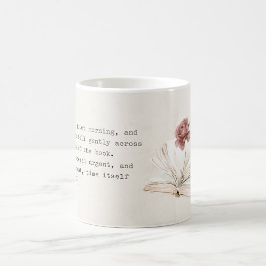 Buchkapitel Rote Rose Kaffeetasse (Mittel)