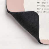 Buchkapitel Rote Rose Mousepad (Ecke)