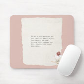 Buchkapitel Rote Rose Mousepad (Mit Mouse)