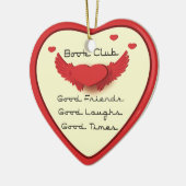 Buchklubherz Keramikornament (Links)