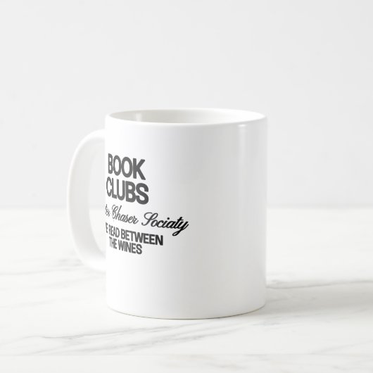 Buchklubs Kaffeetasse (Vorderseite Links)