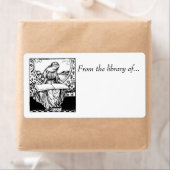 Buchlabels~ aus der Bibliothek von... Mittelalterl (Insitu)