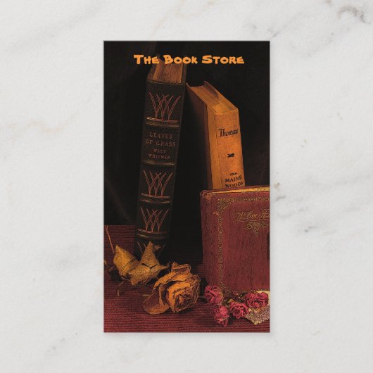 Buchladen Visitenkarte (Vorderseite)