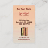 Buchladen Visitenkarte (Rückseite)