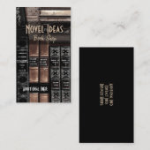 Buchladen-Visitenkarte 2 Visitenkarte (Vorne/Hinten)