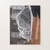 Buchladenkatze Puzzle (Vertikal)