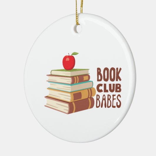 Buchlein Keramik Ornament (Links)