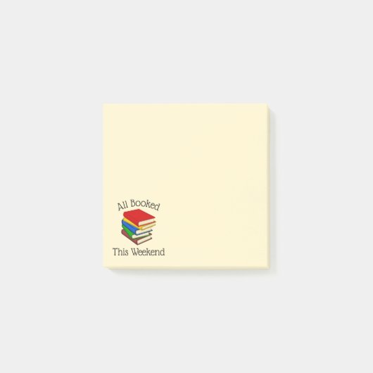 Buchleseliebe Post-it Klebezettel (Vorderseite)