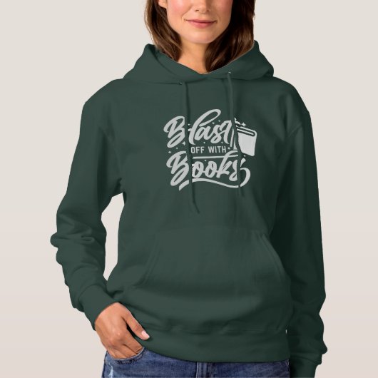Buchlesen Hoodie (Vorderseite)