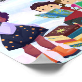 Buchlesen Poster (Ecke)