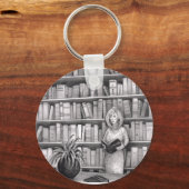 Buchlesen Schlüsselanhänger (Vorderseite)