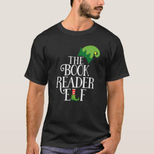 Buchleser-Elf passend zur Familiensgruppe Weihnach T-Shirt