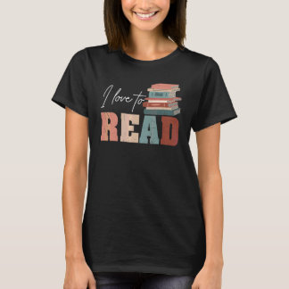 Buchleser Ich liebe es, so viele Bücher zu lesen T-Shirt