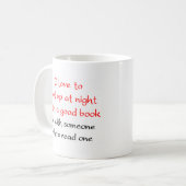Buchleser Kaffeetasse (Vorderseite Links)