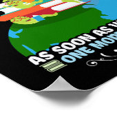 Buchlesewürmer bestimmen die Welt Poster (Ecke)