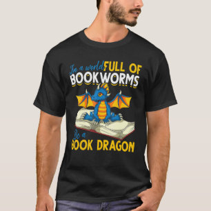 Buchlesung Buchwurm Bibliothekarischer Niedlicher T-Shirt