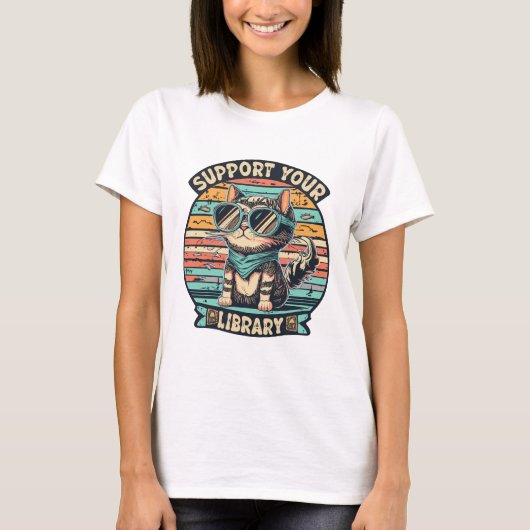 Buchlesung für die lokale Bibliothek T-Shirt (Vorderseite)