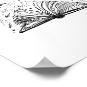 Buchlesung ist zauberhaft poster (Ecke)