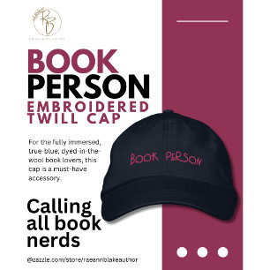 Buchliebhaber "Book Person" bestickt mit dieser Ka Bestickte Baseballkappe
