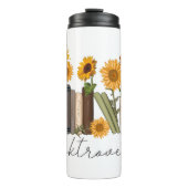 Buchliebhaber Booktrovertierte Thermal Tumbler Thermosbecher (Vorderseite)