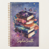 Buchliebhaber Buchstapel Planer (Vorderseite)