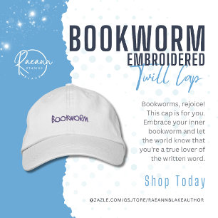 Buchliebhaber Buchwurm bestickt Twill Cap Bestickte Baseballkappe