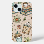 Buchliebhaber-Coffee-iPhone-Hülle – Cozy Reader-Äs Case-Mate iPhone Hülle (Rückseite)