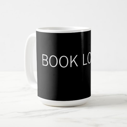 Buchliebhaber – Cozy Reading Life Design Kaffeetasse (Vorderseite Links)