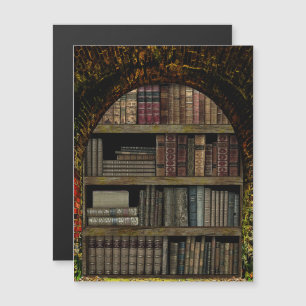 Buchliebhaber der Alten Buchbibliothek Magnetkarte