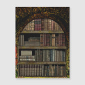 Buchliebhaber der Alten Buchbibliothek Magnetkarte (Vorderseite)