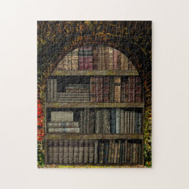 Buchliebhaber der Alten Buchbibliothek Puzzle