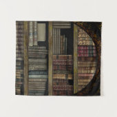 Buchliebhaber der Alten Buchbibliothek Wandteppich (Vorderseite (Horizontal))
