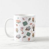 Buchliebhaber-Design 11oz Kaffeetasse (Links)