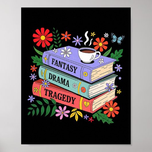 Buchliebhaber Fantasy Drama Tragödie Subtil 8647 T Poster (Vorne)
