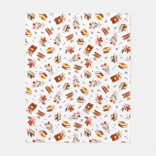 Buchliebhaber Fleecedecke (Vorderseite)